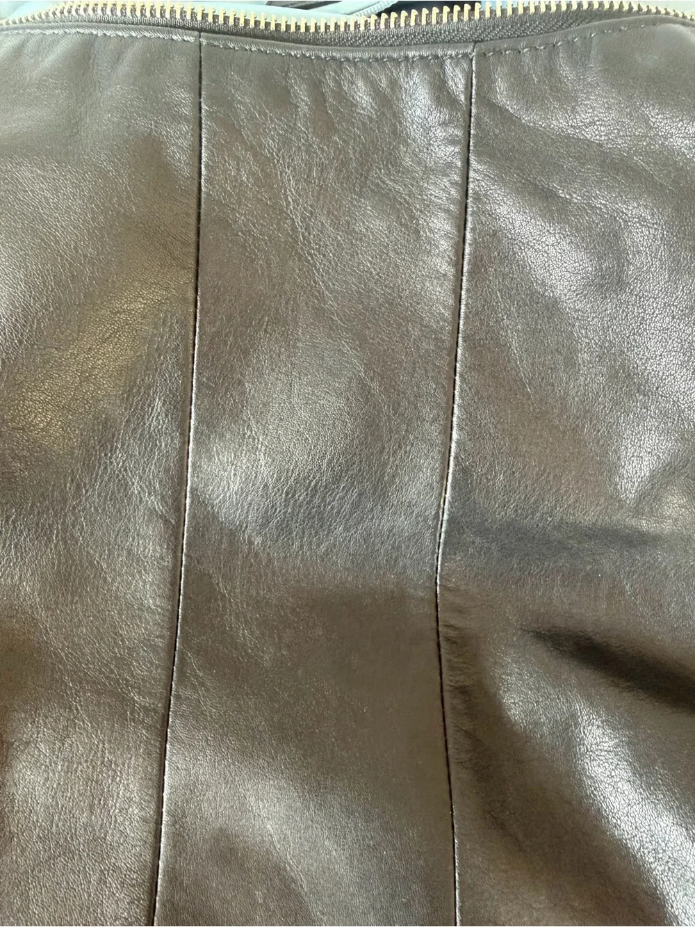 Coach Black Leather Shoulder Bag with Silver Turn-Lock